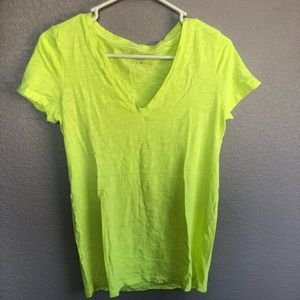 Neon yellow t-shirt